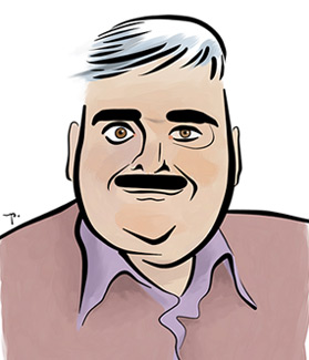Juholt caricature karikatyr